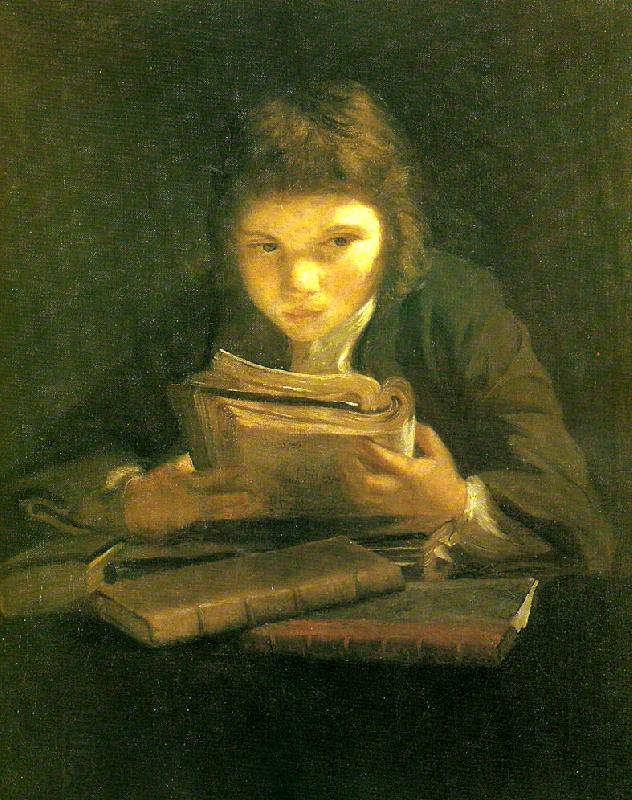 Sir Joshua Reynolds boy reading China oil painting art